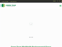 Tablet Screenshot of greenteamworldwide.com